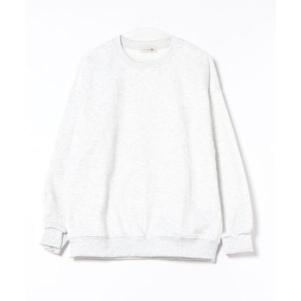 トレーナー スウェット ドロップショルダークルースウェット(裏起毛)/Drop shoulder c...