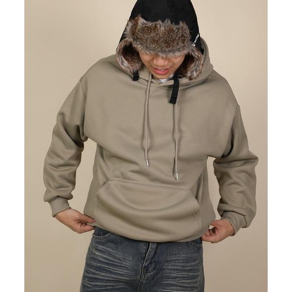 パーカー ドロップショルダーフーディー/Drop shoulder hoodie メンズ