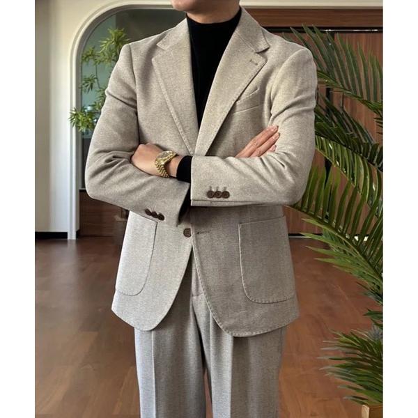 セレモニースーツ セットアップ 「Cloudstyle」スーツ ジャケット＆タックパンツ セットアッ...
