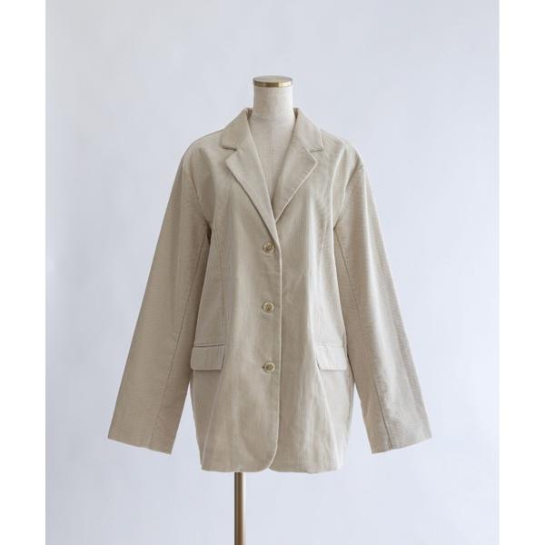 ジャケット テーラードジャケット Corduroy Oversized Tailored Jacke...
