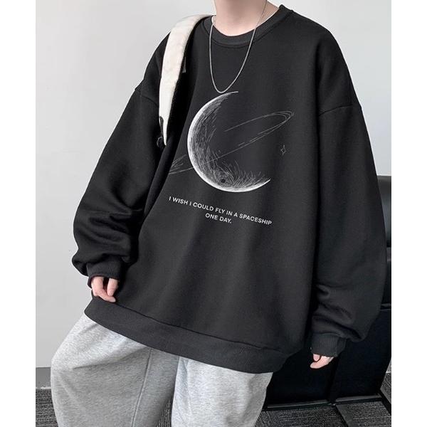 tシャツ ムーンプリント アソートルーズロンT メンズ