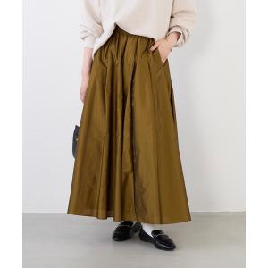 スカート タックギャザーメモリースカート