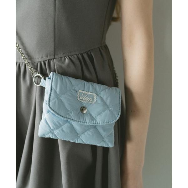 ショルダーバッグ バッグ paddet chain pouch bag / 中綿ショルダーバッグ レ...