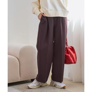スラックス パンツ 「定番」イージービューティーワイド暖パンツ（WEB限定サイズあり） レディース