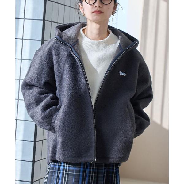 ブルゾン アウター 「PENNEYS（ぺニーズ）別注」 ボアフーディージップブルゾン レディース