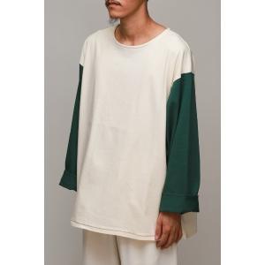 「乱痴気」 長袖Tシャツ FREE グリーン メンズ