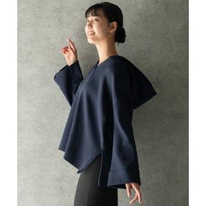 「CHOCOA」 長袖ニット FREE ネイビー レディース