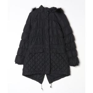 「MOSCHINO CHEAP AND CHIC」 キルティングダウンコート 6 ブラック レディース