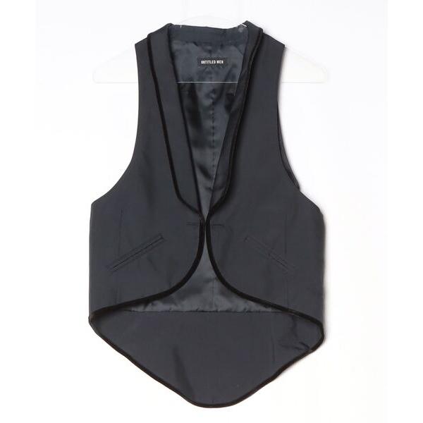 「UNTITLED MEN」 ベスト 50 ブラック メンズ