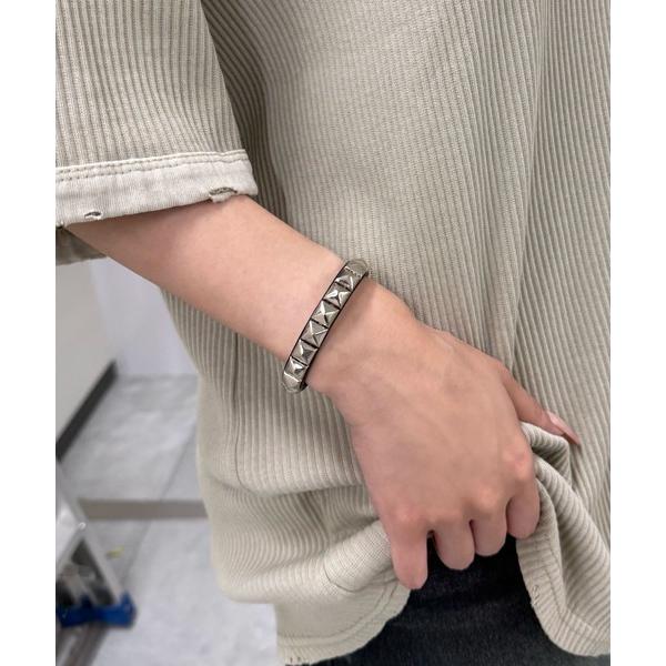 ブレスレット スタッズバングル レディース メンズ