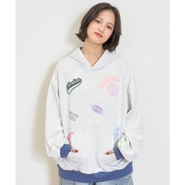 パーカー  「7days」配色パーカー キッズ 子供服 女の子