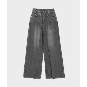 ジーンズ デニム デニムパンツ 「JOHN LAWRENCE SULLIVAN/ジョンローレンスサリバン」WASHED DENIM WIDE PANT