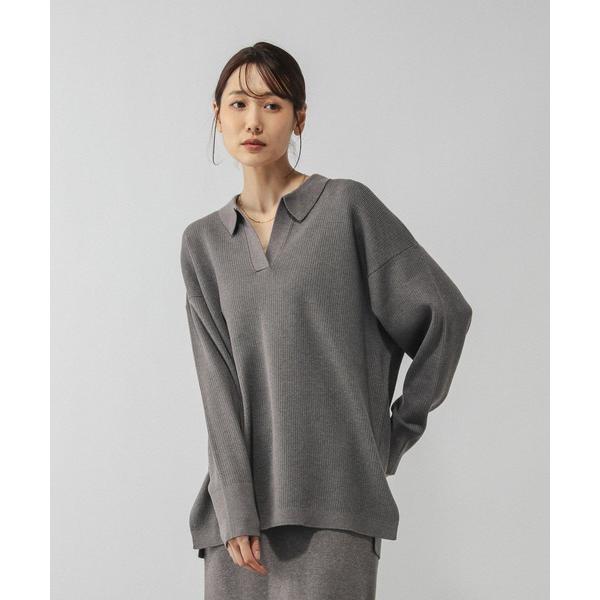 カーディガン スウェットライクスキッパープルオーバー/571351 レディース