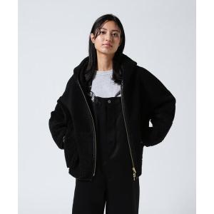 ブルゾン アウター Risley/リズレー/リバーシブルボアフーディ レディース