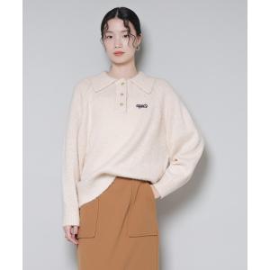 ニット セーター PENNEYS別注TheFOXシャギーポロニット レディース