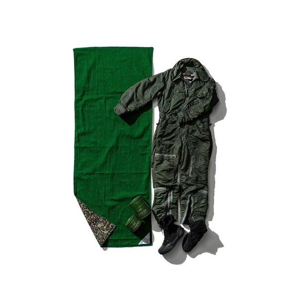 ラグ ラグマット REVERSIBLE NAP MAT / PAISLEY x GREEN