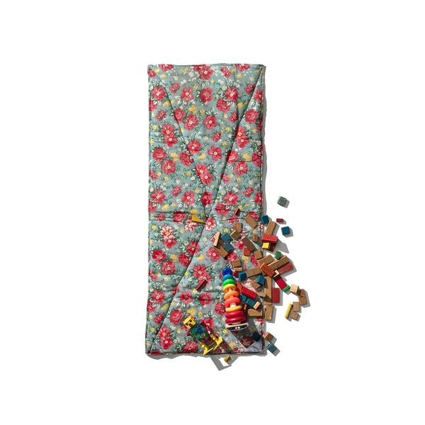 ラグ ラグマット PUFFY NAP MAT / FLOWER X STRIPE