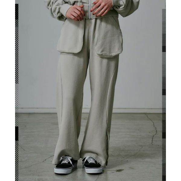 スラックス パンツ 「FACETASM」FLOWING SWEAT PANTS / ベージュ 「JO...