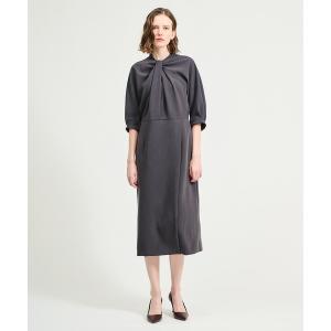 ワンピース ESTNATION / ツイストネック Iラインワンピース