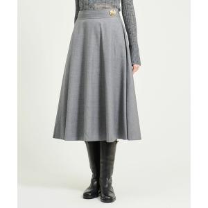 スカート ESTNATION / メタルボタンフレアスカート