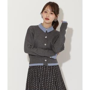 カーディガン レイヤードライクニットカーデ レディース