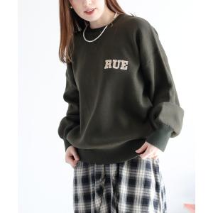 ニット セーター 「セットアップ対応」スウェットライクニットプルオーバー レディース