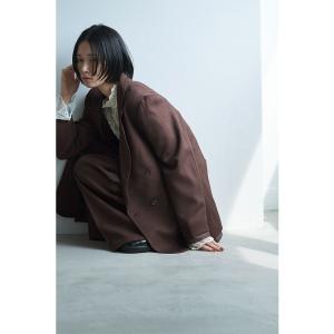 ジャケット テーラードジャケット OVER BROWN DOUBLE JACKET レディース