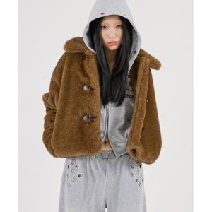ブルゾン アウター F/FUR VOLUME BLOUSON レディース