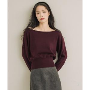 ニット セーター エッセンシャルクルーニット レディース