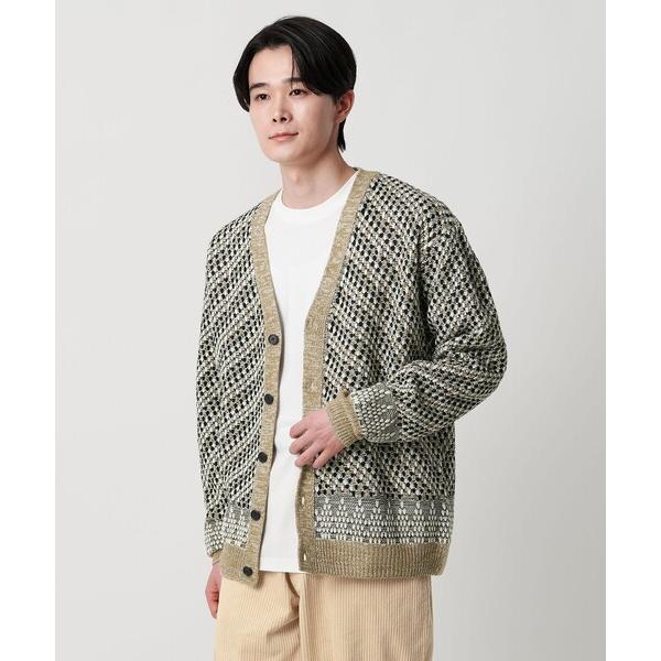 カーディガン アブストラクト パターン カーディガン-ウォッシャブル-「A DAY IN THE L...