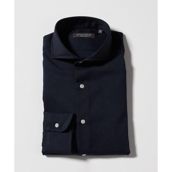 シャツ ウールライク ツイル カッタウェイカラーシャツ「A DAY IN THE LIFE」 メンズ