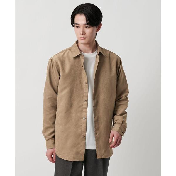 シャツ スエードライク シャツ「A DAY IN THE LIFE」 メンズ