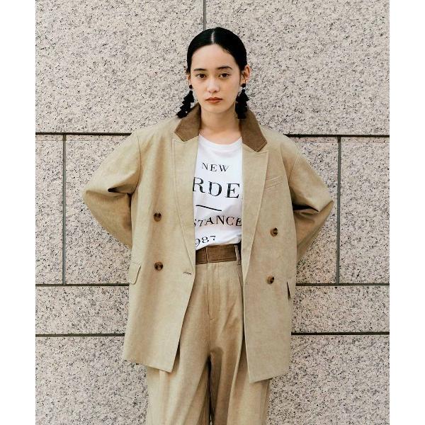 ジャケット テーラードジャケット ＭＥＤＥ１９Ｆ　ヴィンテージライクチノ素材のリラックスジャケット ...