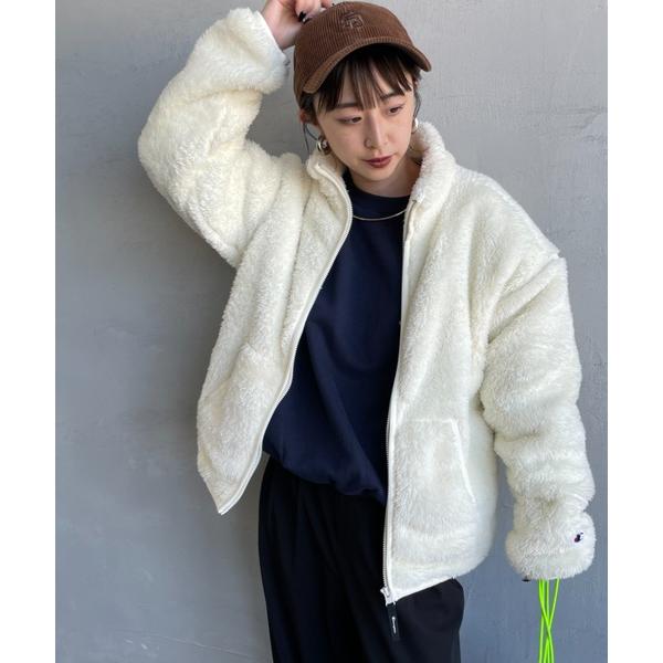 ブルゾン アウター 「WEB限定」「Champion/チャンピオン」 ボアフリース ジップブルゾン ...