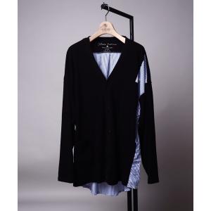 「rovtski」 カーディガン FREE ブラック メンズ