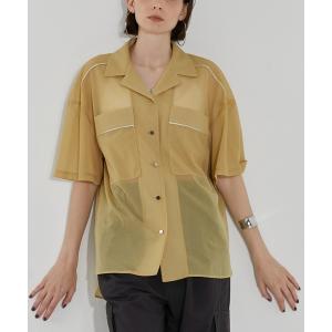 「A + TOKYO」 半袖シャツ FREE イエロー レディース