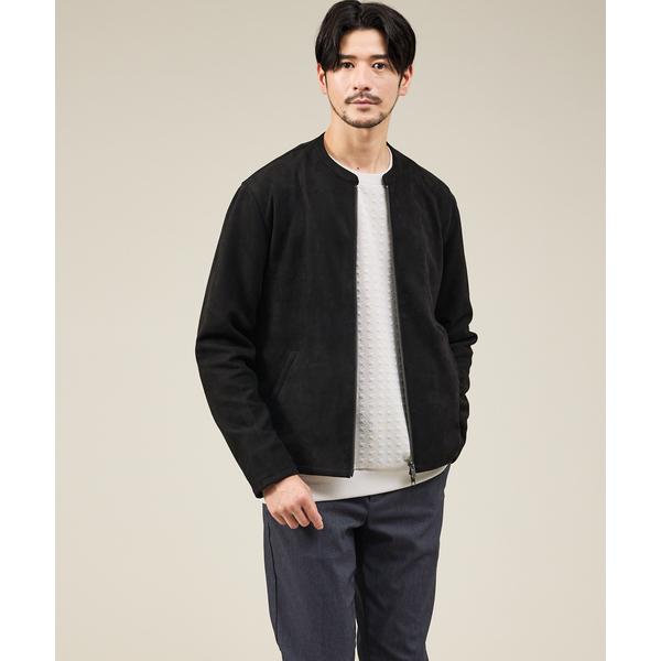 革ジャン ライダース 「スエードライク」シングルライダース ブルゾン メンズ レディース