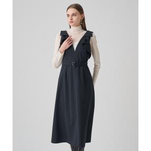 ANAYI（アナイ） ワンピース スラブオックスフレンチスリーブ