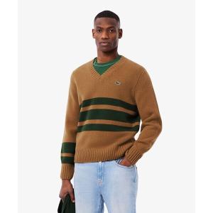 LACOSTE（ラコステ） セーター ニット コットンブレンドジップアップ 