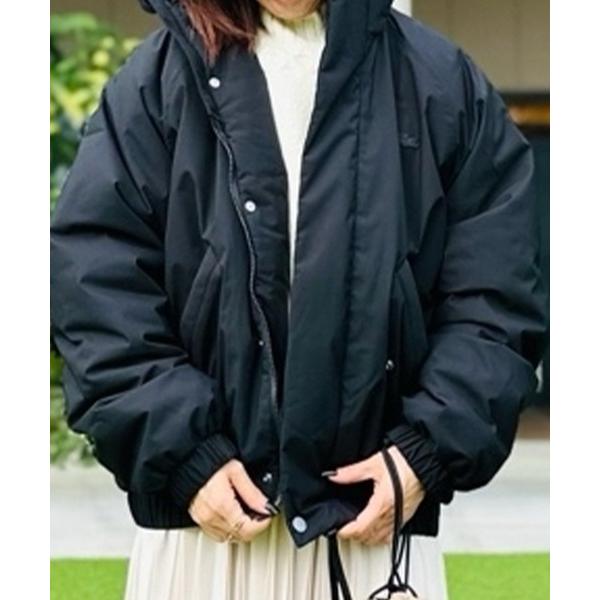 ダウンジャケット ダウン 撥水 防風 パデッド ボリュームテクニカルナイロンブルゾン メンズ レディ...