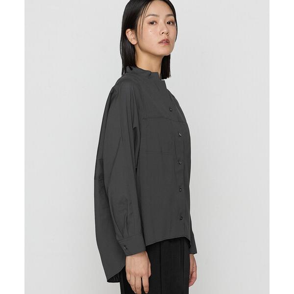 ブラウス シャツ ドライオーガンジー ドルマンスリーブ シャツジャケット レディース