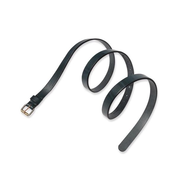 ベルト カラーバックルロングベルト - Dark Navy レディース メンズ