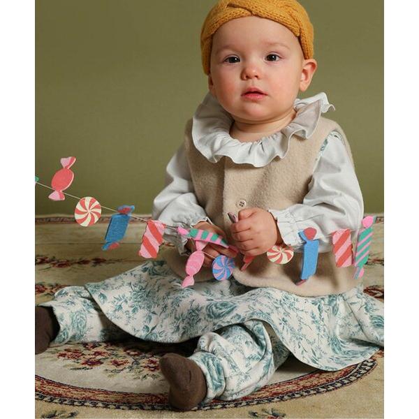 ベビー 入園式 フルレットトップスセット_80_90「キッズ」