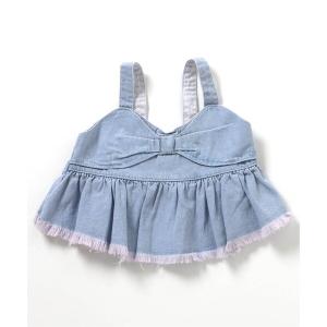 ベスト デニムビスチェ・ベスト キッズ 子供服 女の子｜ZOZOTOWN Yahoo!店