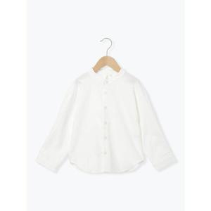 ブラウス シャツ バンドカラーシャツ キッズ 子供服 男の子 女の子