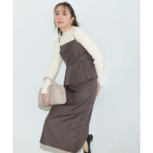 セットアップ 「2SET」ビスチェ ワンピース × ニット セット レディース