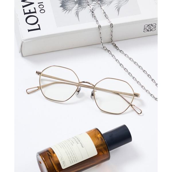 伊達メガネ メガネ 眼鏡 「AIM」メタルフレーム クリアレンズ メガネ lemonade レディー...