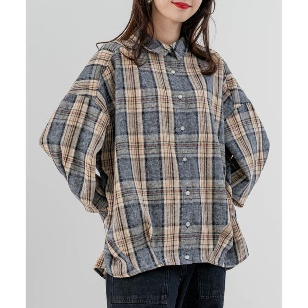 ブラウス シャツ 「refinedworks」シーズンムード高まる チェック柄タックシャツ！ レディ...