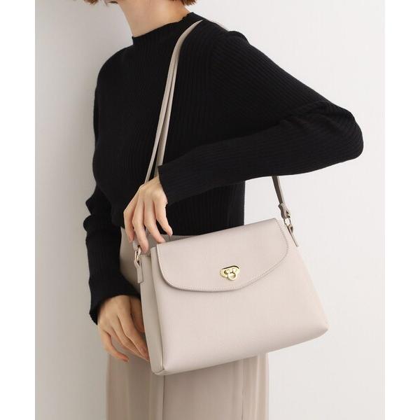 ショルダーバッグ バッグ 人間工学フラップ3層ショルダー レディース