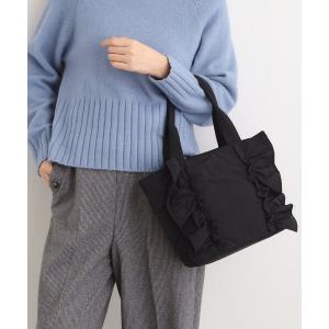 トートバッグ 「撥水」縦フリル2WAYトート レディース